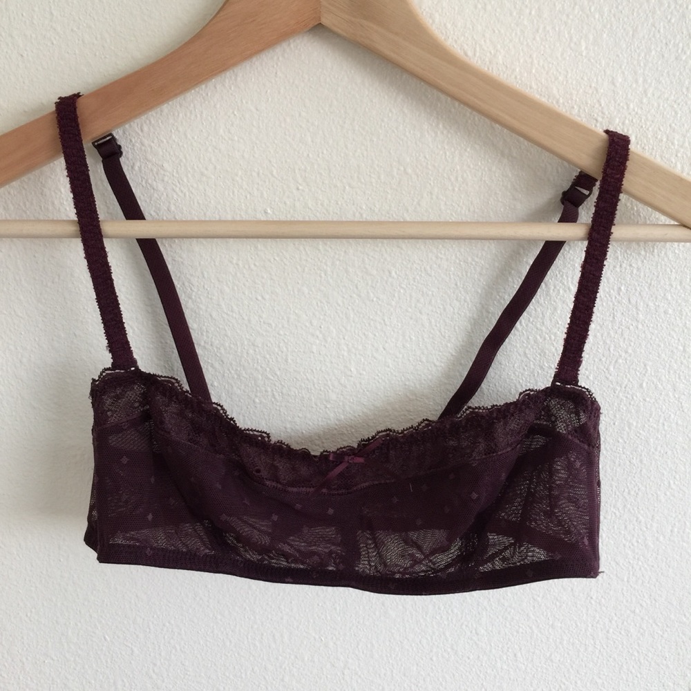 Plum bralette 36A or 36B